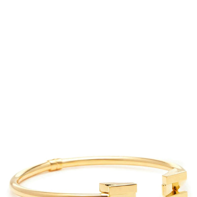 Elisabetta Franchi Geometric Logo Necklace