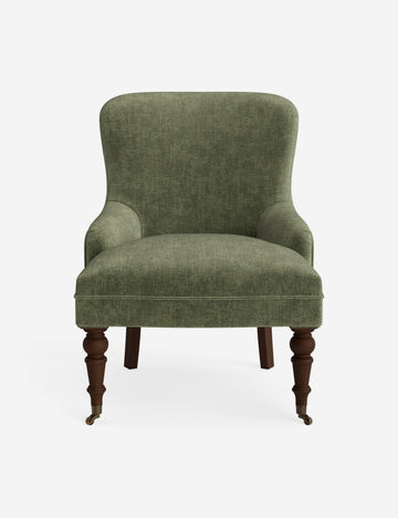 Moss Performance Striated Velvet