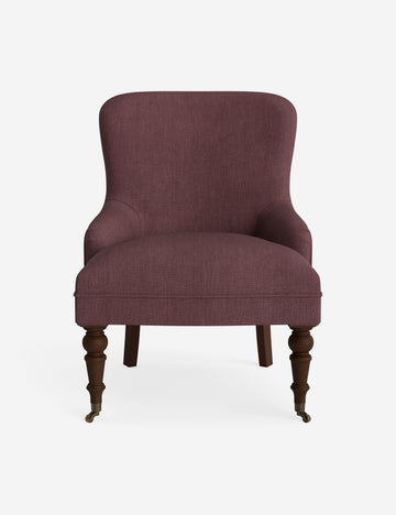Oxblood Linen Weave