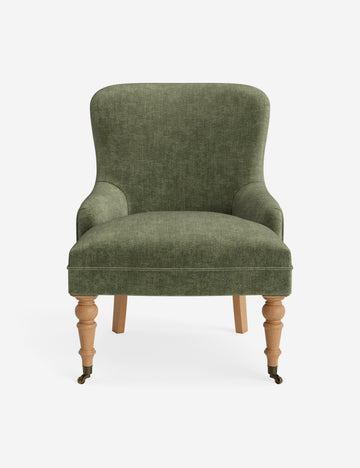 Moss Performance Striated Velvet