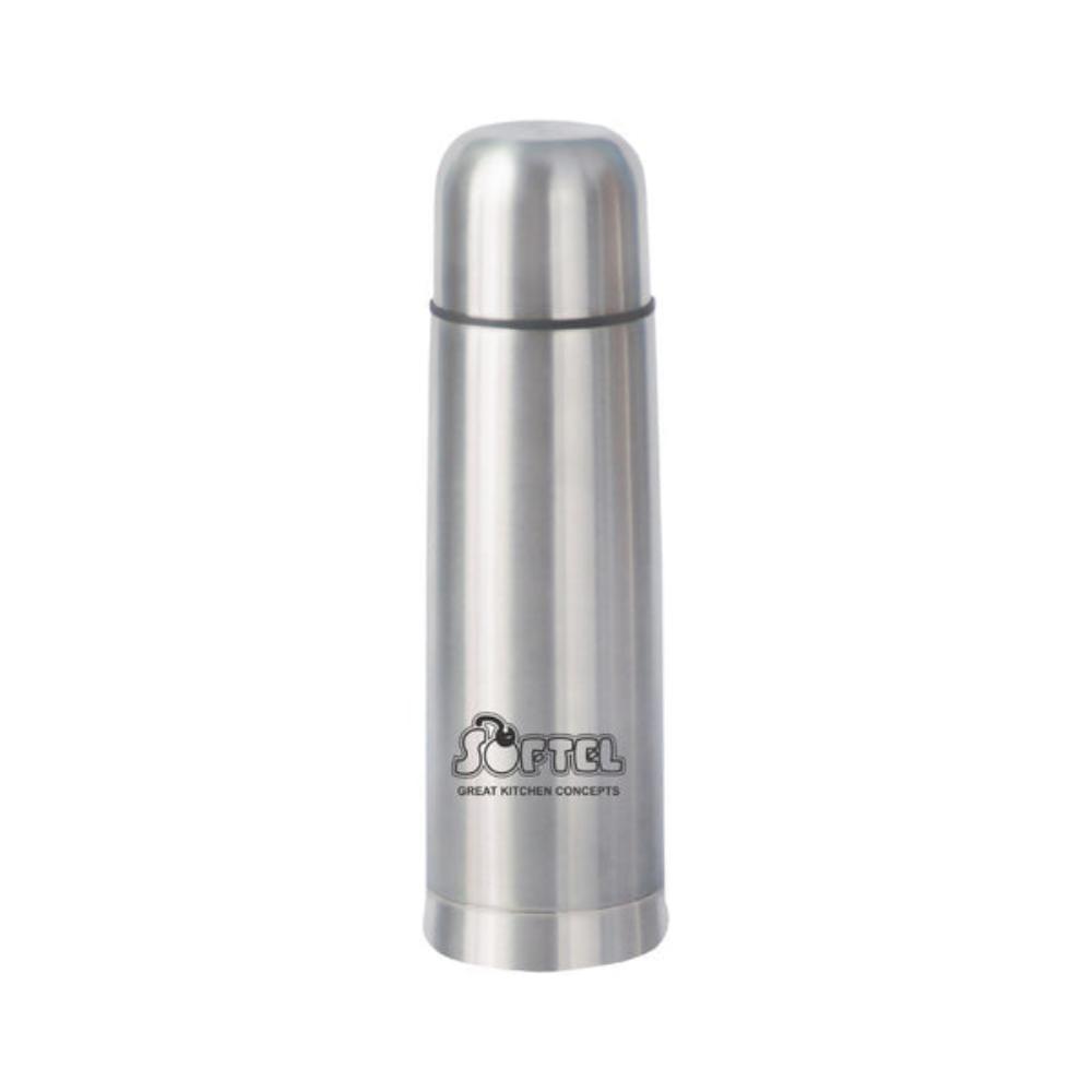 NAVRATRI COMBO #9 - Softel Thermosteel 500 ml Flask + Asian Lotus Chrome Casserole | Set of 3 Pcs