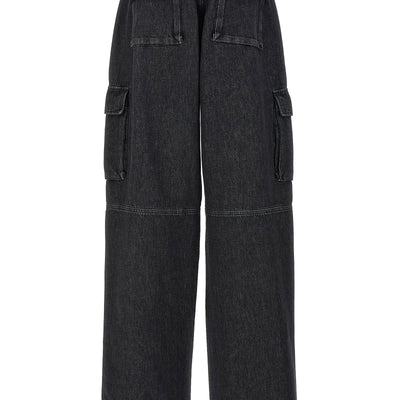 Coperni Denim Wide Leg Cargo Jeans