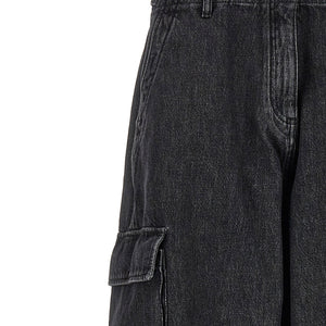 Coperni Denim Wide Leg Cargo Jeans