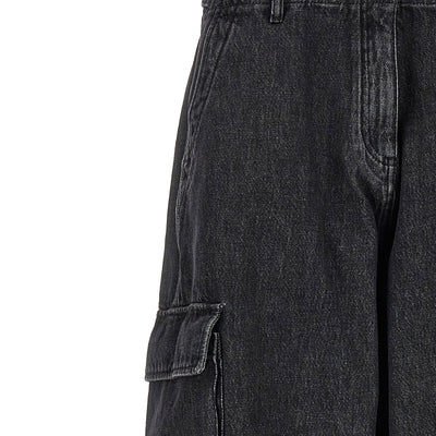Coperni Denim Wide Leg Cargo Jeans