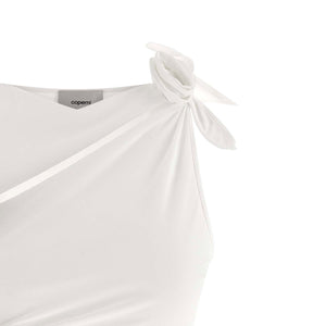 Coperni Asymmetric Flower Dress