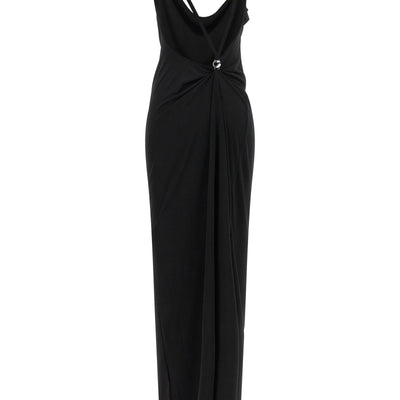 Coperni Metallic Logo Dress