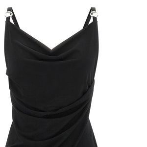 Coperni Metallic Logo Dress