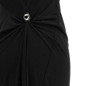 Coperni Metallic Logo Dress