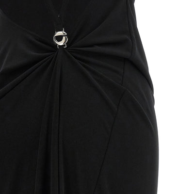 Coperni Metallic Logo Dress