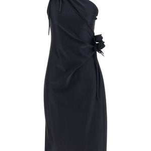Coperni Asymmetric Mini Flower Dress