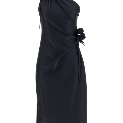 Coperni Asymmetric Mini Flower Dress