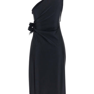 Coperni Asymmetric Mini Flower Dress
