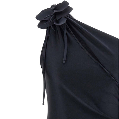 Coperni Asymmetric Mini Flower Dress