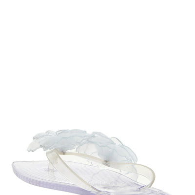 Coperni Silicone Flower Flat Sandals
