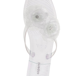 Coperni Silicone Flower Flat Sandals