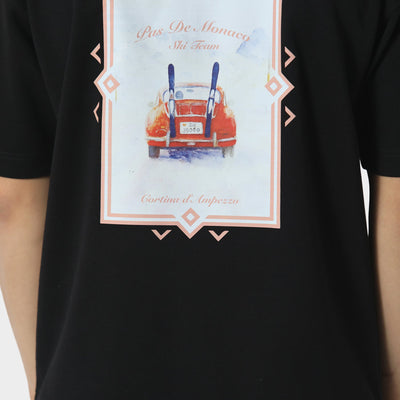 Pas De Monaco Cortina Black T-Shirt