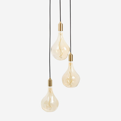 Triple Pendant Light with Voronoi II by Tala