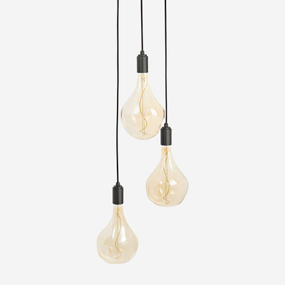 Triple Pendant Light with Voronoi II by Tala