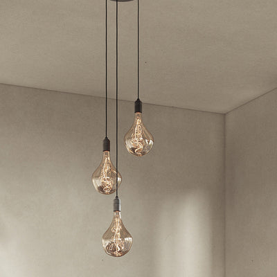 Triple Pendant Light with Voronoi II by Tala