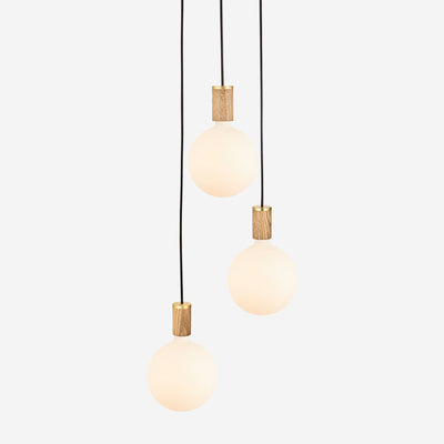 Triple Pendant Light with Sphere IV by Tala