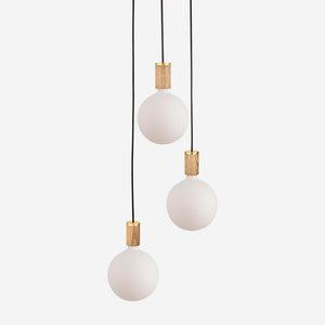 Triple Pendant Light with Sphere IV by Tala