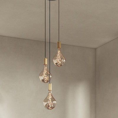 Triple Pendant Light with Voronoi II by Tala