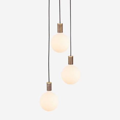 Triple Pendant Light with Sphere IV by Tala