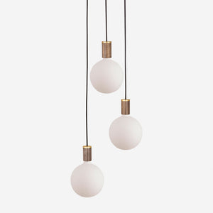 Triple Pendant Light with Sphere IV by Tala