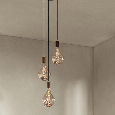 Triple Pendant Light with Voronoi II by Tala