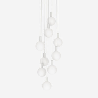 Alumina 9-Light Pendant Light by Tala