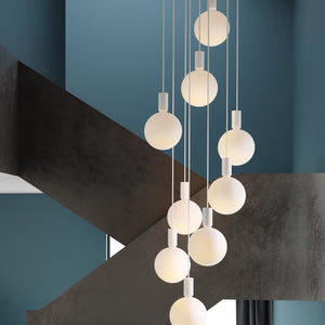 Alumina 9-Light Pendant Light by Tala