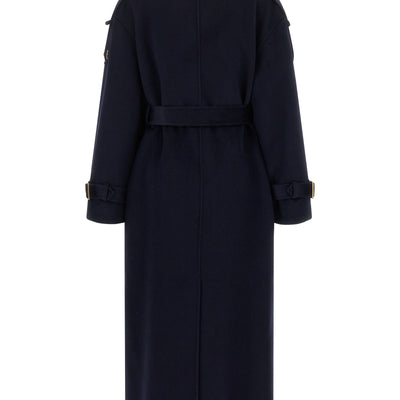 Elisabetta Franchi Double-breasted Belted Coat