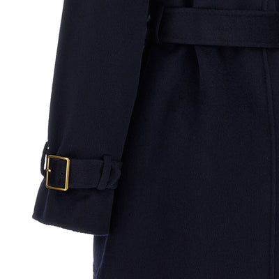 Elisabetta Franchi Double-breasted Belted Coat