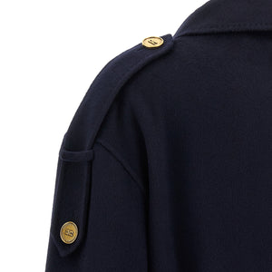 Elisabetta Franchi Double-breasted Belted Coat