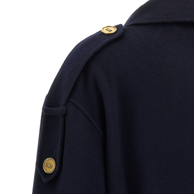 Elisabetta Franchi Double-breasted Belted Coat