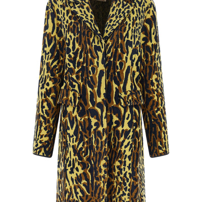 Marni Animalier Jacquard Wool Coat