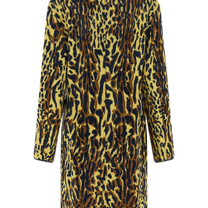 Marni Animalier Jacquard Wool Coat