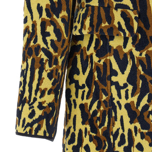Marni Animalier Jacquard Wool Coat