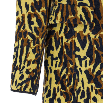 Marni Animalier Jacquard Wool Coat