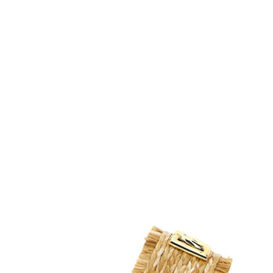 Dolce & Gabbana Raffia Braid Slides