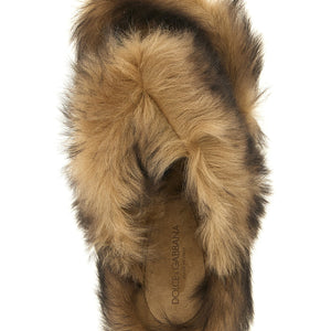 Dolce & Gabbana Sheepskin Sandals
