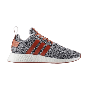 adidas NMD R2 White Grey Solar Red