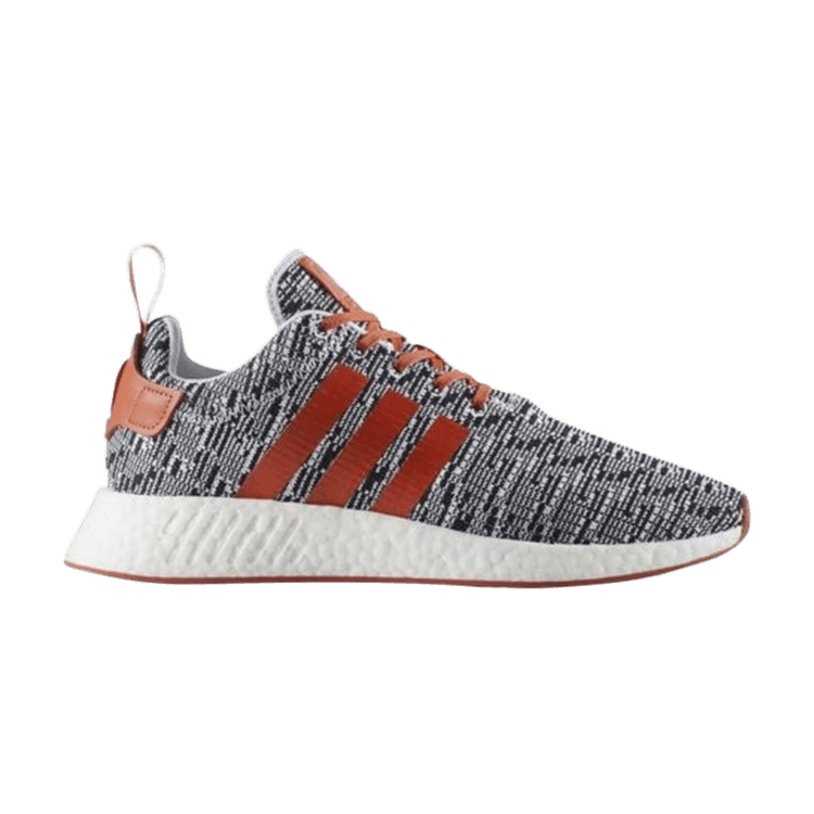 adidas NMD R2 White Grey Solar Red