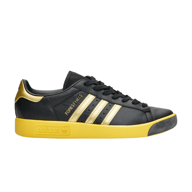 adidas Forest Hills Black Gold Yellow