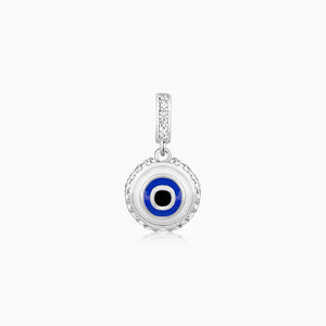 Silver Evil Eye Charm