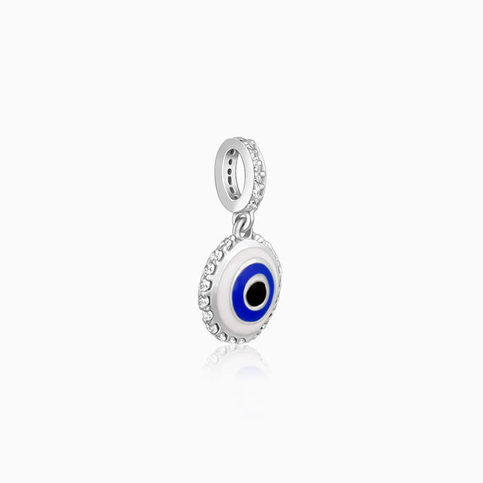 Silver Evil Eye Charm