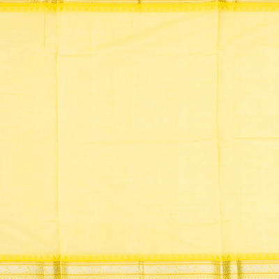 Light Blue Handloom Chirala Silk Cotton Saree With Annam Motifs-Light Blue