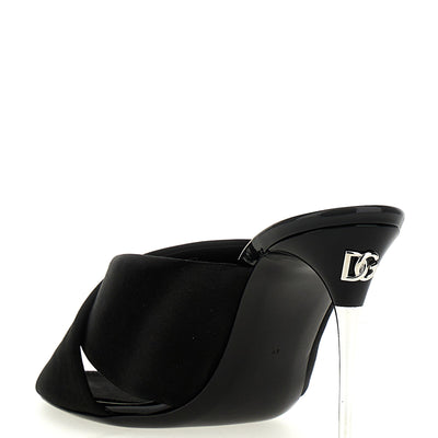 Dolce & Gabbana Satin Sandals