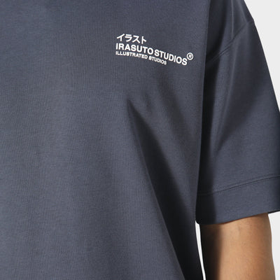 Irasuto Studios Crane Sea Blue T-Shirt