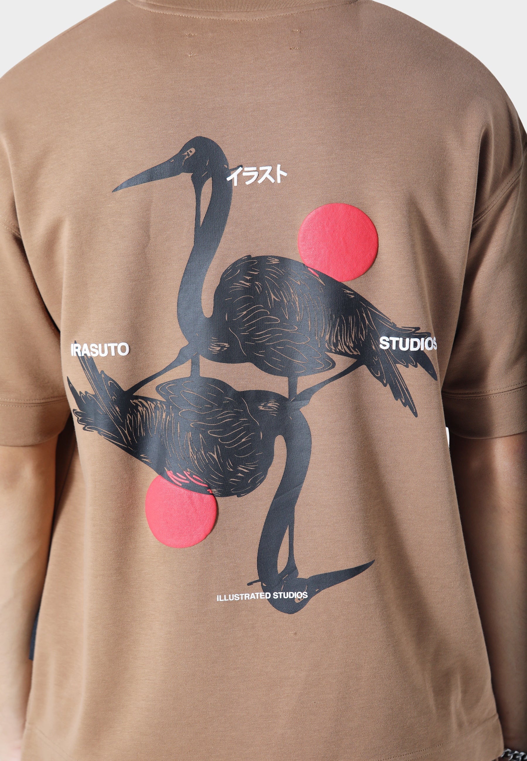 Irasuto Studios Crane Tobacco T-Shirt